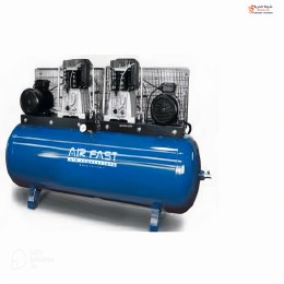 كمبروسر هواء ترددي 900 لتر 15 حصان 2 راس ماركة اير فاست موديل TDK55-915FT